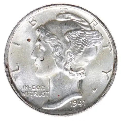 Dimes---Winged Liberty Head or Mercury 1916-1945 -Silver- 1 Dime
