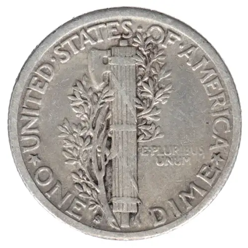 Dimes---Winged Liberty Head or Mercury 1916-1945 -Silver- 1 Dime (2)