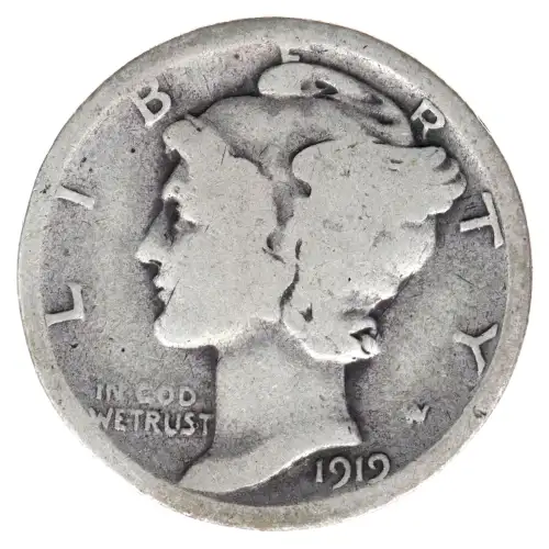 Dimes---Winged Liberty Head or Mercury 1916-1945 -Silver- 1 Dime (2)
