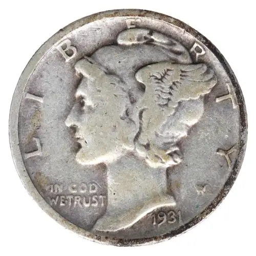 Dimes---Winged Liberty Head or Mercury 1916-1945 -Silver- 1 Dime (2)