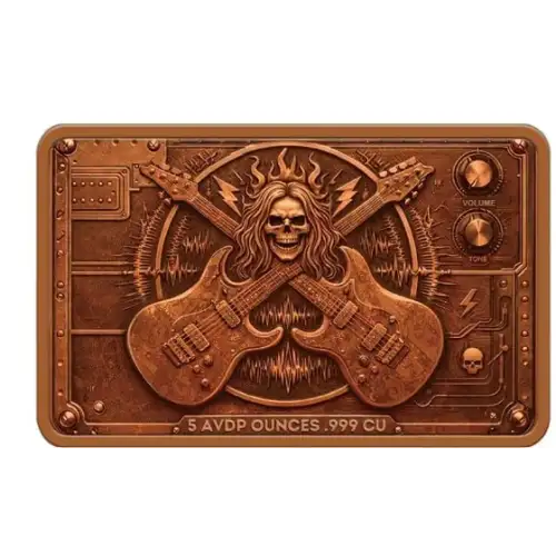 Eternal Riff Colorized 5 oz Copper Bar