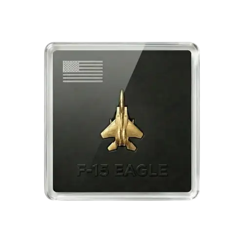 F-15 Eagle Fighter Jet 1/20g Gold