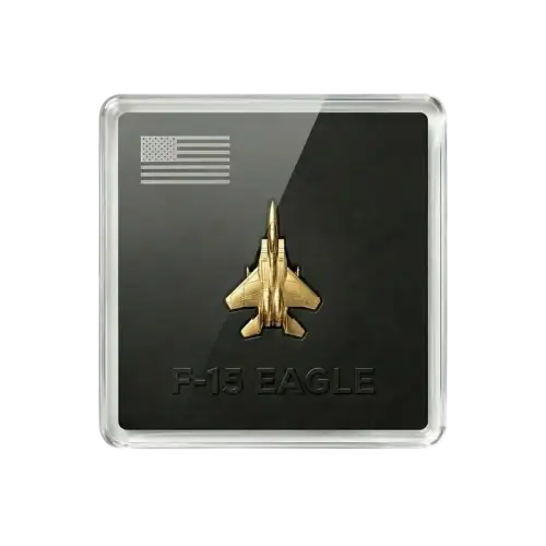 F-15 Eagle Fighter Jet 1/20g Gold