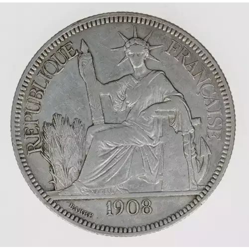 FRENCH INDO-CHINA Silver PIASTRE (2)