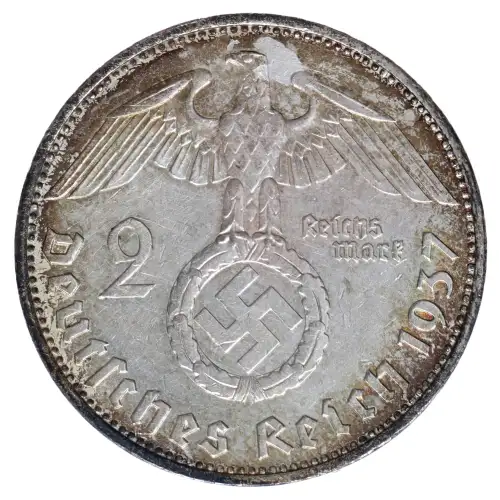 GERMANY - THIRD REICH Silver 2 REICHSMARK (2)