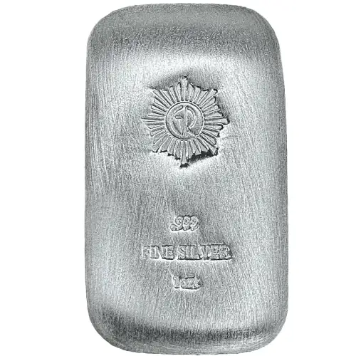 GR Reserve 1 oz Silver .999 Cast Bar (2)
