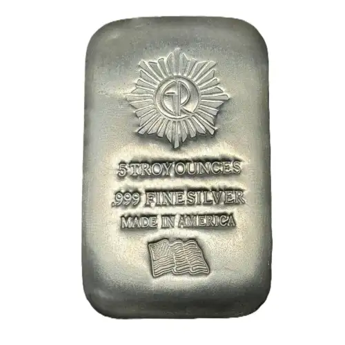 GR Reserve 5 oz Silver .999 Cast Bar
