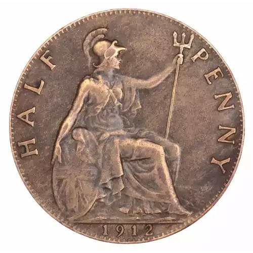 GREAT BRITAIN Copper 1/2 PENNY