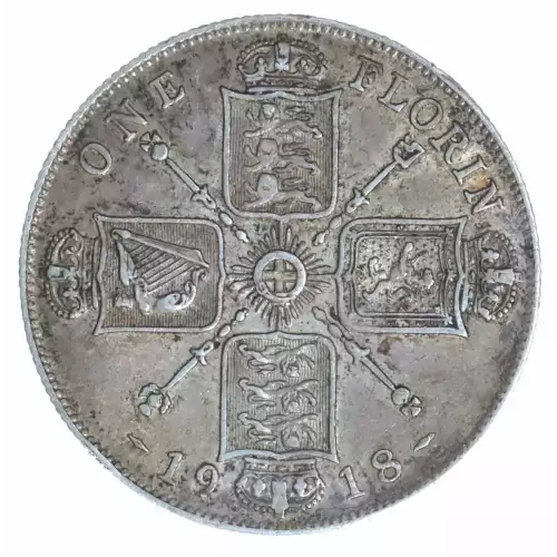 Great Britain Silver FLORIN (Two Shillings) (2)