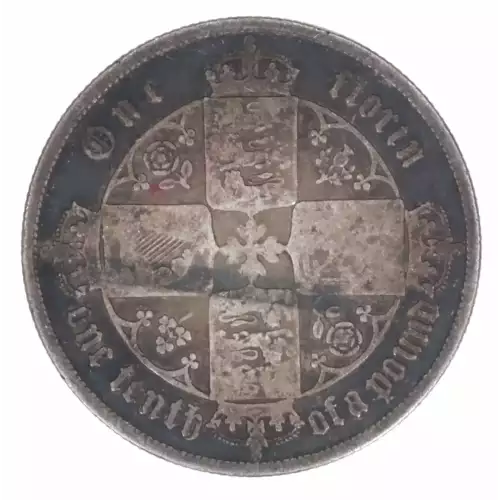 Great Britain Silver FLORIN (Two Shillings) (2)