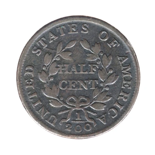 Half Cent Draped Bust-1800-08 -Copper (2)