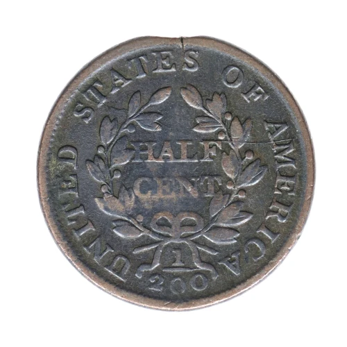 Half Cent Draped Bust-1800-08 -Copper