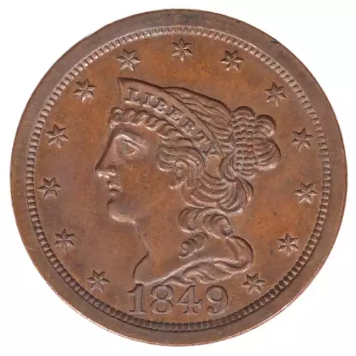 Half Cents -Braided Hair 1840-57 -Copper