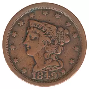 Half Cents -Braided Hair 1840-57 -Copper (2)