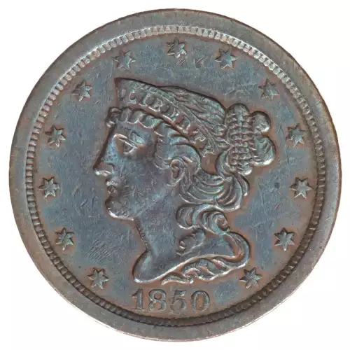 Half Cents -Braided Hair 1840-57 -Copper