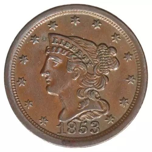 Half Cents -Braided Hair 1840-57 -Copper