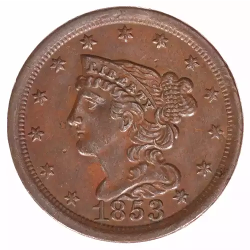 Half Cents -Braided Hair 1840-57 -Copper