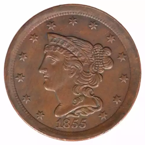 Half Cents -Braided Hair 1840-57 -Copper