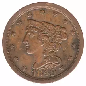 Half Cents -Braided Hair 1840-57 -Copper (2)