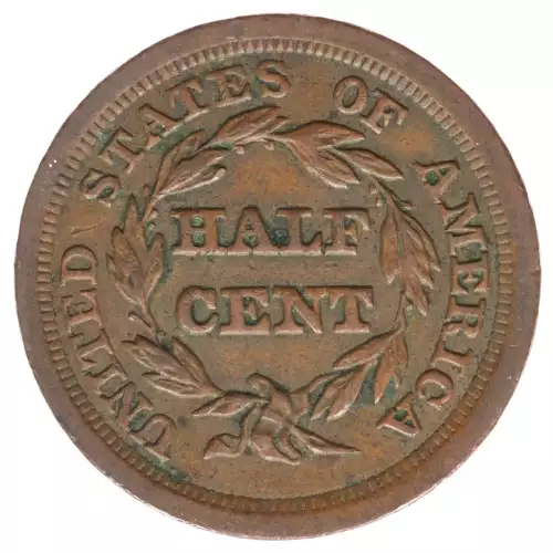 Half Cents -Braided Hair 1840-57 -Copper