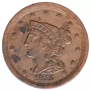 Half Cents -Braided Hair 1840-57 -Copper