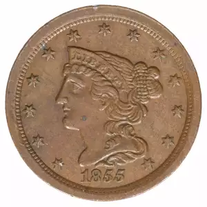 Half Cents -Braided Hair 1840-57 -Copper (2)