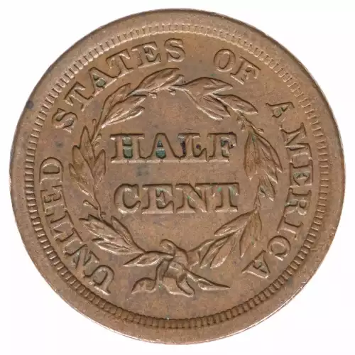 Half Cents -Braided Hair 1840-57 -Copper