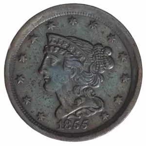 Half Cents -Braided Hair 1840-57 -Copper (2)