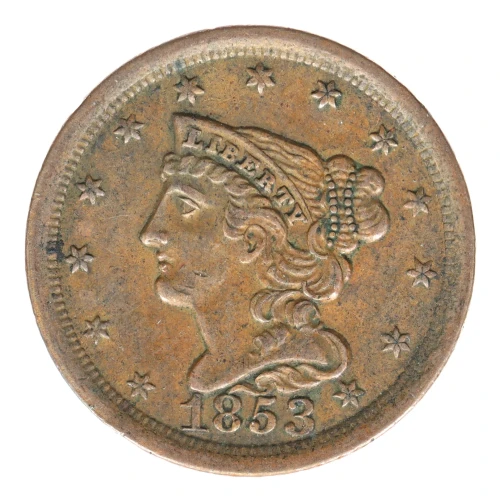 Half Cents -Braided Hair 1840-57 -Copper