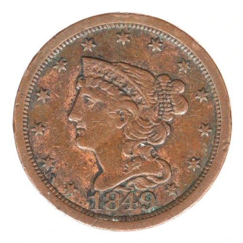 Half Cents -Braided Hair 1840-57 -Copper