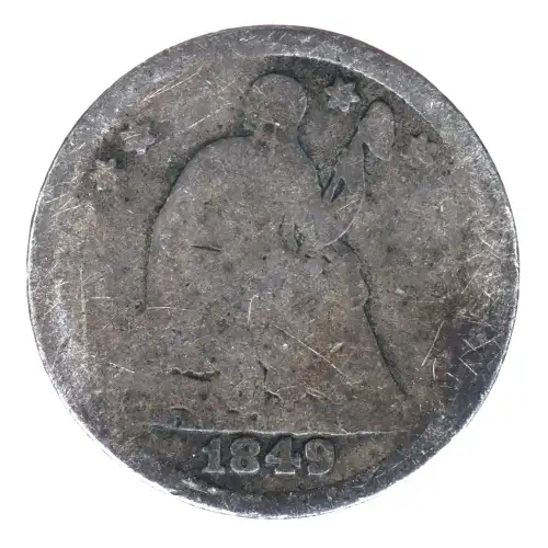 Half Dimes---Liberty Seated 1837-1873-Silver- 0.5 Dime (2)