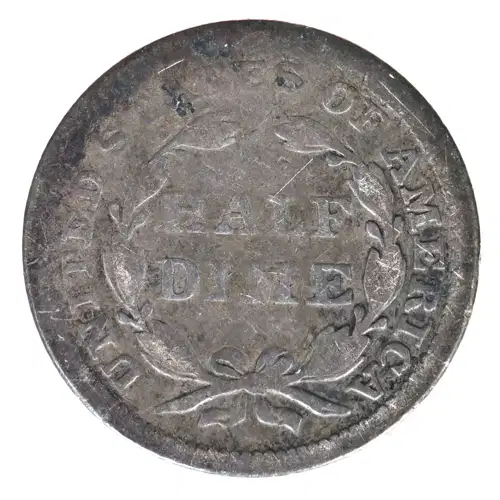 Half Dimes---Liberty Seated 1837-1873-Silver- 0.5 Dime