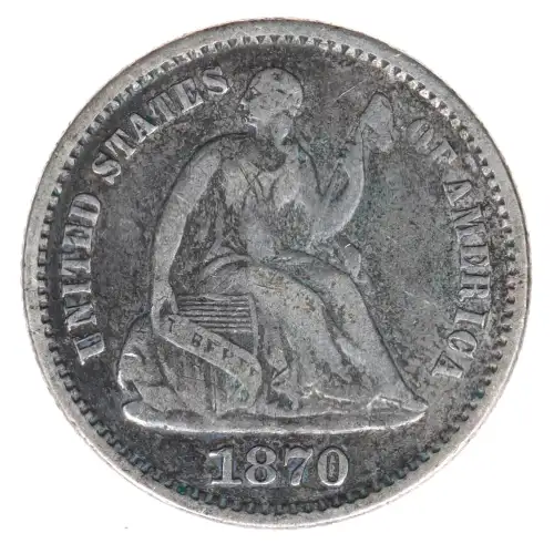 Half Dimes---Liberty Seated 1837-1873-Silver- 0.5 Dime