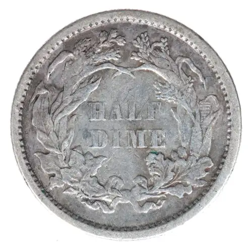 Half Dimes---Liberty Seated 1837-1873-Silver- 0.5 Dime (2)