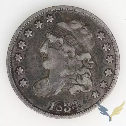 Half Dimes---Capped Bust 1829-1837 -Silver- 0.5 Dime (2)