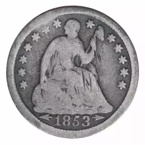 Half Dimes---Liberty Seated 1837-1873-Silver- 0.5 Dime (2)