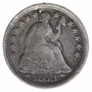 Half Dimes---Liberty Seated 1837-1873-Silver- 0.5 Dime (2)