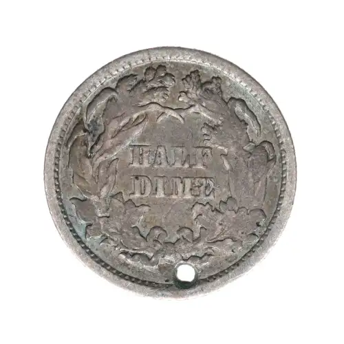Half Dimes---Liberty Seated 1837-1873-Silver- 0.5 Dime (2)