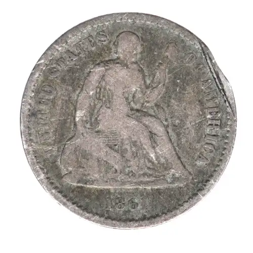 Half Dimes---Liberty Seated 1837-1873-Silver- 0.5 Dime