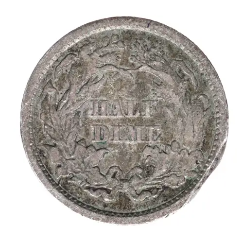 Half Dimes---Liberty Seated 1837-1873-Silver- 0.5 Dime (2)