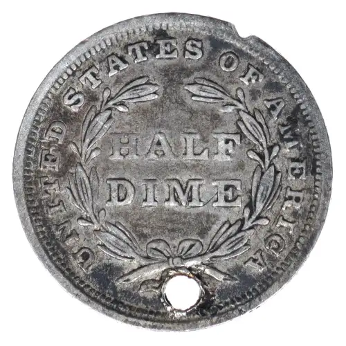Half Dimes---Liberty Seated 1837-1873-Silver- 0.5 Dime (2)