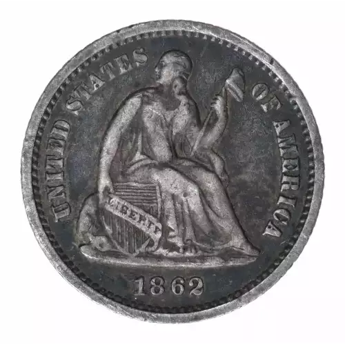 Half Dimes---Liberty Seated 1837-1873-Silver- 0.5 Dime