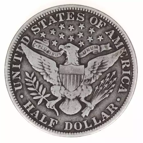 Half Dollars---Barber 1892-1915 -Silver- 0.5 Dollar (2)