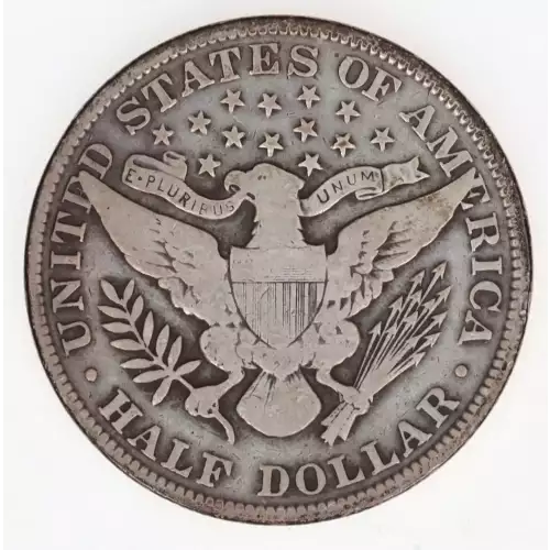 Half Dollars---Barber 1892-1915 -Silver- 0.5 Dollar (2)