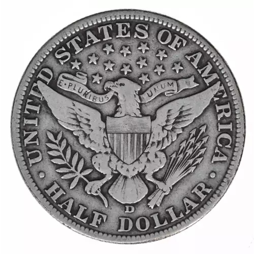 Half Dollars---Barber 1892-1915 -Silver- 0.5 Dollar (2)