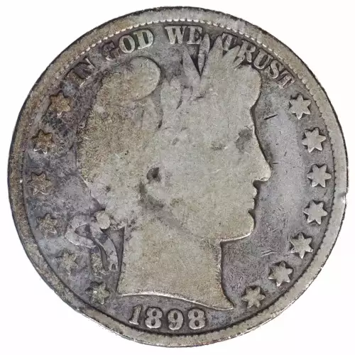 Half Dollars---Barber 1892-1915 -Silver- 0.5 Dollar (2)