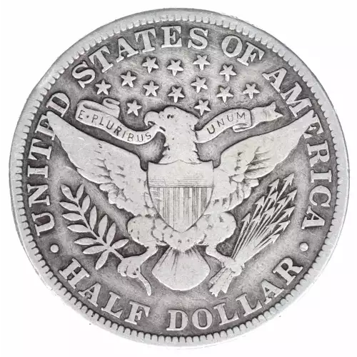 Half Dollars---Barber 1892-1915 -Silver- 0.5 Dollar (2)