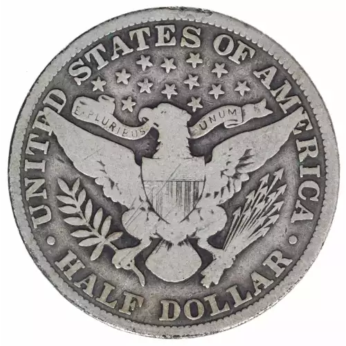 Half Dollars---Barber 1892-1915 -Silver- 0.5 Dollar (2)