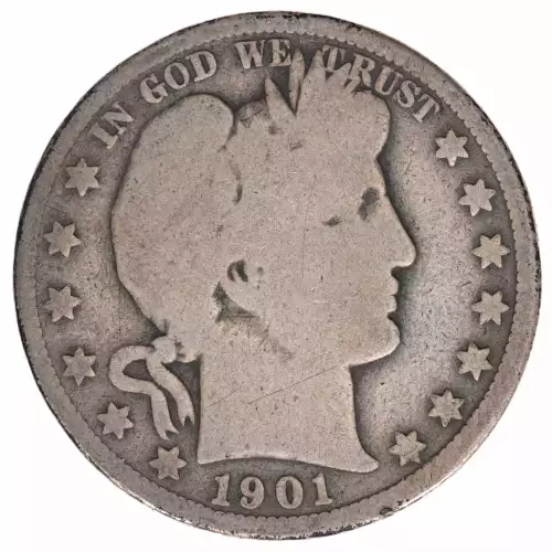 Half Dollars---Barber 1892-1915 -Silver- 0.5 Dollar