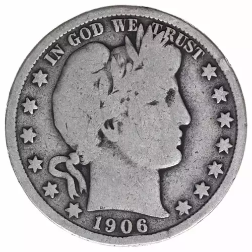 Half Dollars---Barber 1892-1915 -Silver- 0.5 Dollar (2)